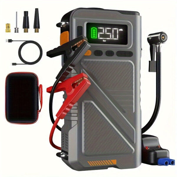 7000A Portable Car Jump Starter with Air Compressor 12V