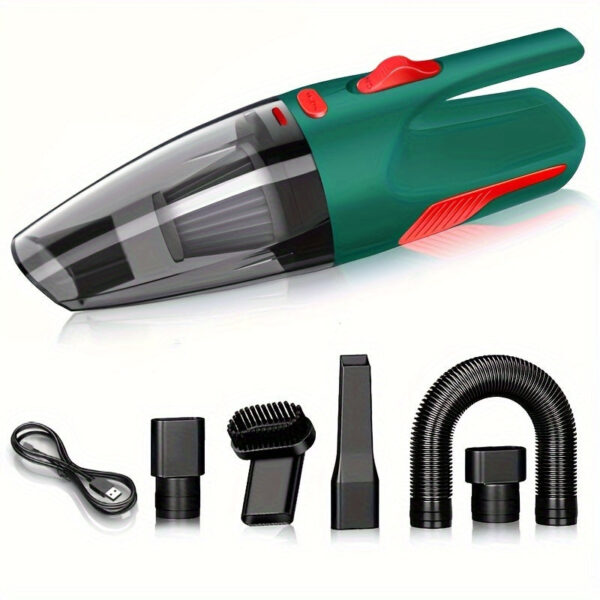 Portable Car & Home Vacuum Cleaner 200W USB Rechargeable - Image 3
