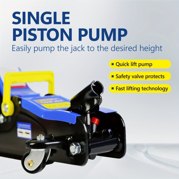 2-Ton Low Profile Floor Jack with 3-Ton Jack Stand Kit - Image 5