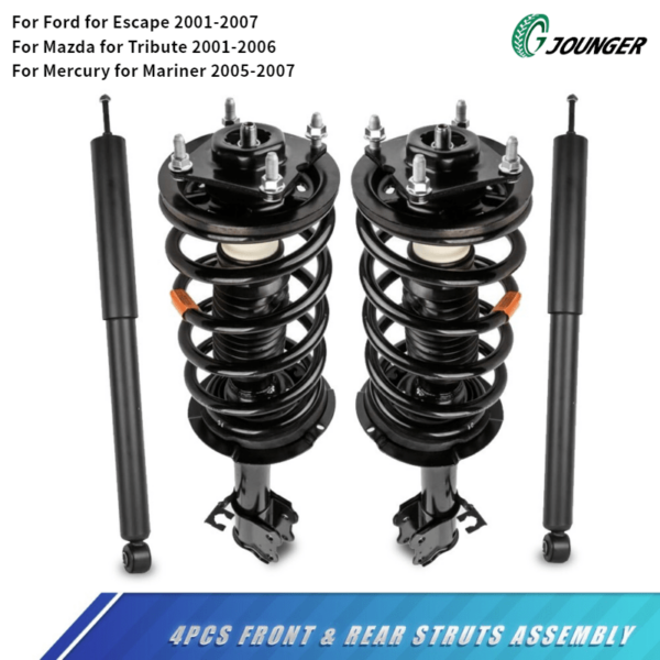Front & Rear Strut Assembly - Ford Escape Mazda Tribute Mariner