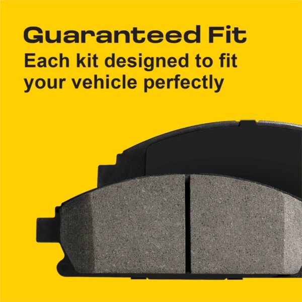 Rear Brake Pad and Rotor Kit WM80357 with Hardware - Image 3