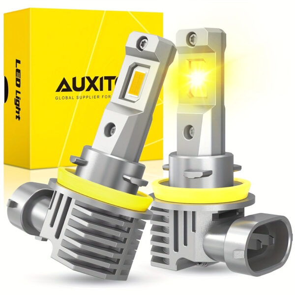 AUXITO LED Headlight and Fog Light Bulb H11/H8/H10/9005/9006 6500K/3000K - Image 4