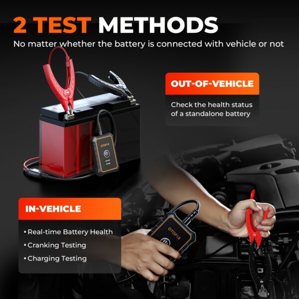 Otofix BT1-Lite Battery Tester 6V 12V 2000 CCA Analyzer - Image 4