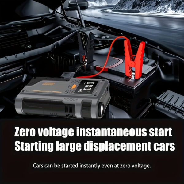 5000A Car Jump Starter with Air Pump and Battery Pack - Image 4