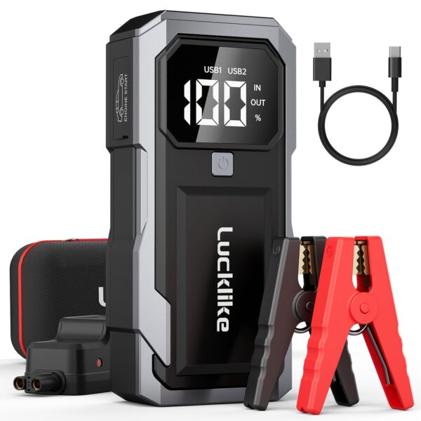 3000A Portable Car Jump Starter Battery Charger 12V