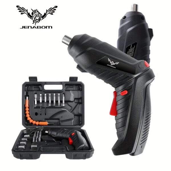 JENABOM Cordless Electric Screwdriver Set 3.6V with 1300mAh Battery - Image 3