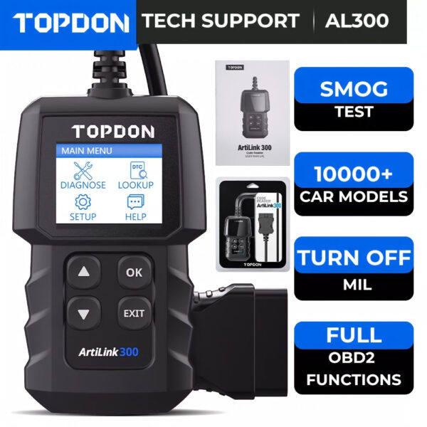 AL300 OBD2 Car Diagnostic Scanner - Image 2