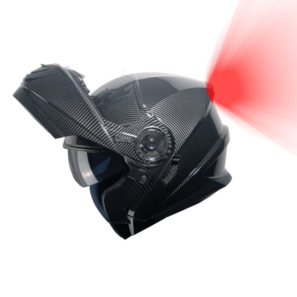 Motorcycle Full Face Modular Helmet Dual Visor LED Modular901 - Image 61