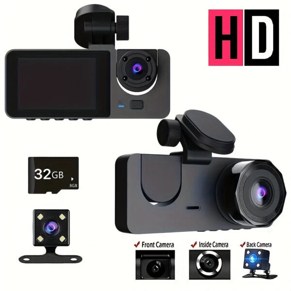 4K Dash Camera with 32GB SD Card Night Vision Parking Mode