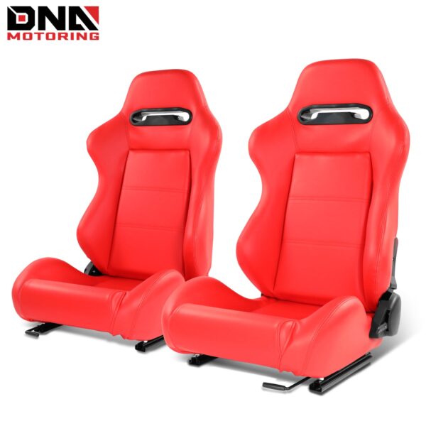 Universal Racing Seats with Sliders - 21.5x22x36 inches