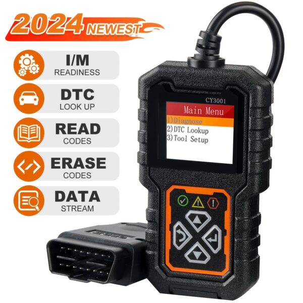 CY3001 OBD2 Car Scanner Engine Code Reader Diagnostic Tool - Image 2