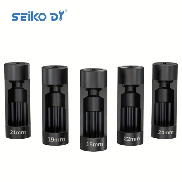 5pc Suspension Strut Nut Socket Set 1/2 inch Drive 18-24mm