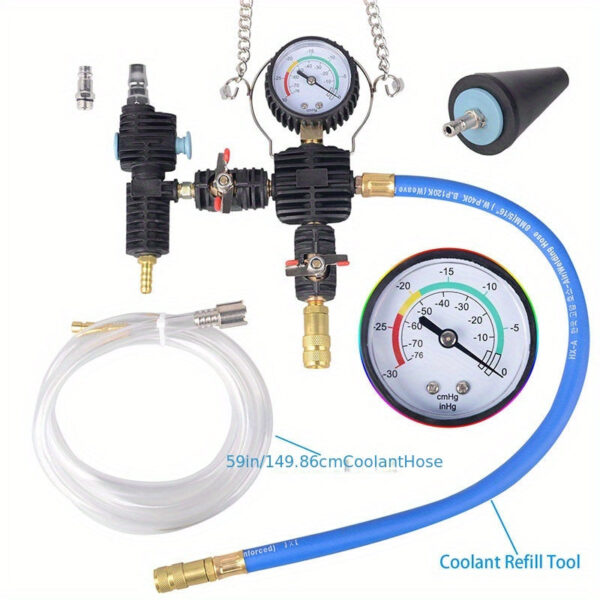 28pc Radiator Pressure Tester and Cooling System Refill Kit