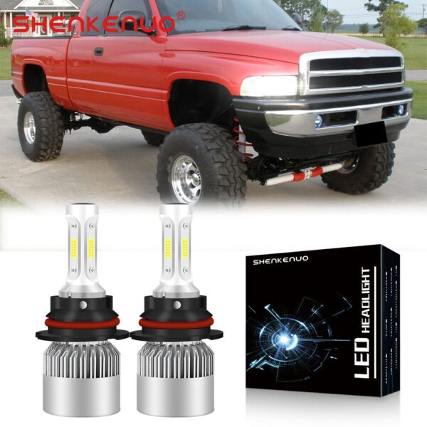 Dodge RAM 1500-3500 LED Headlight Bulbs 9004 6000K 1994-2001 - Image 7