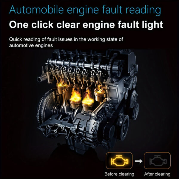 OBD2 Scanner Engine Diagnostic Code Reader Tool - Image 4