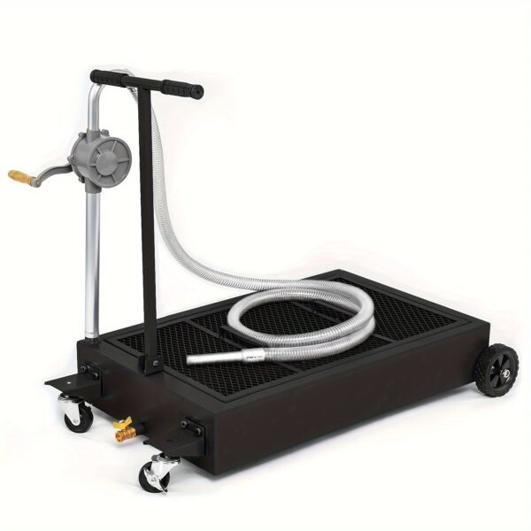 Oil Drain Pan with Pump and 39-inch Hose Low Profile - Image 7