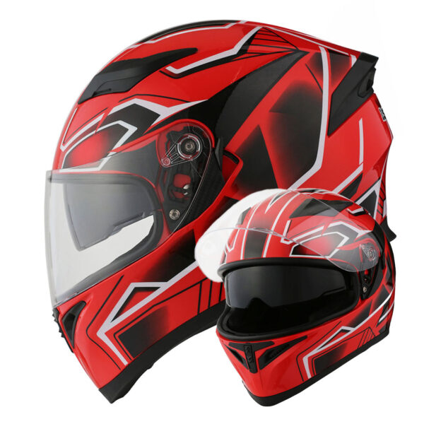 Motorcycle Full Face Helmet Dual Visor HJK316 - Image 26