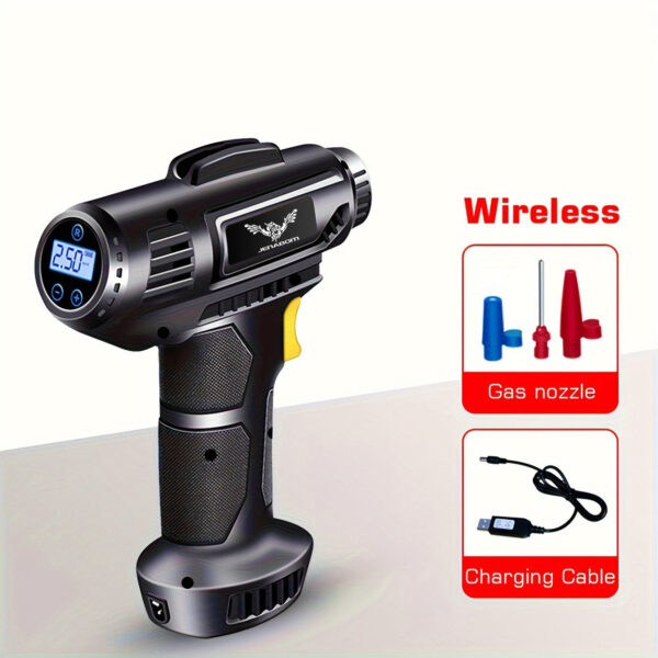 JENABOM 120W Car Air Compressor with LED Light - Image 7
