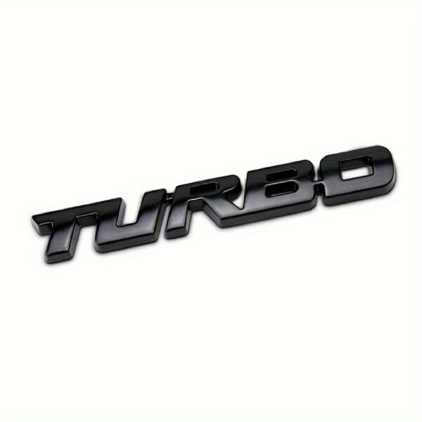 TURBO Metal Car Emblem Badge Sticker - Image 5