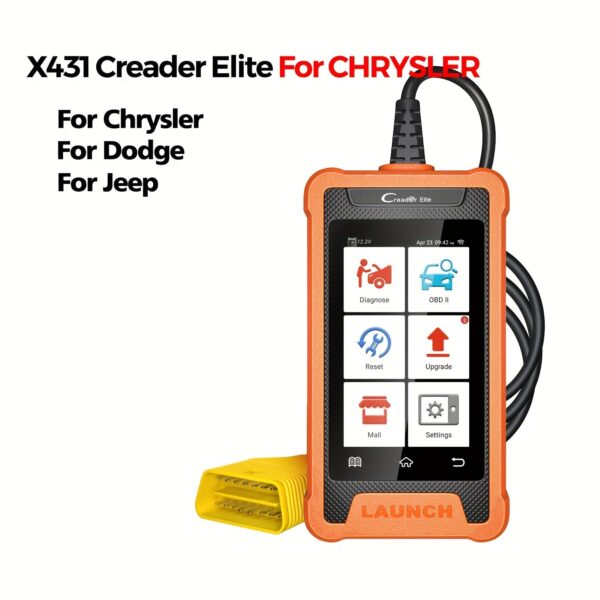 LAUNCH X431 Creader Elite Professional Auto Diagnostic Scanner with Reset Service & ECU Coding - Image 5