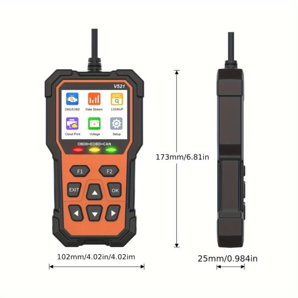 OBD2 Scanner Engine Diagnostic Code Reader Tool - Image 2