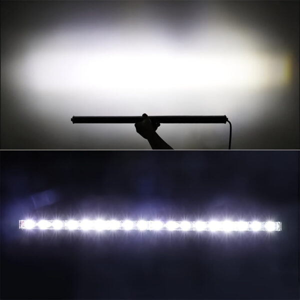 LED Light Bar Strip 20 Inch 180W 6500K White for Off-road Vehicle - Image 2