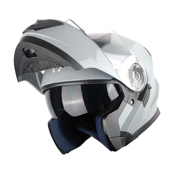 Motorcycle Full Face Modular Helmet Dual Visor LED Modular901 - Image 81