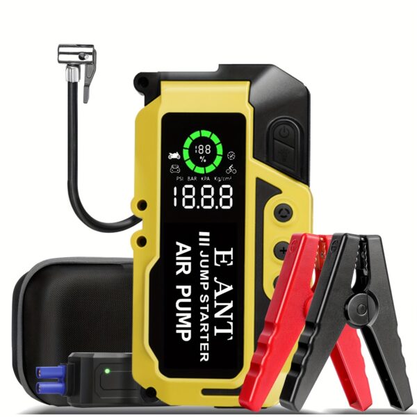 Portable Car Jump Starter 4000A with Air Compressor - Image 7
