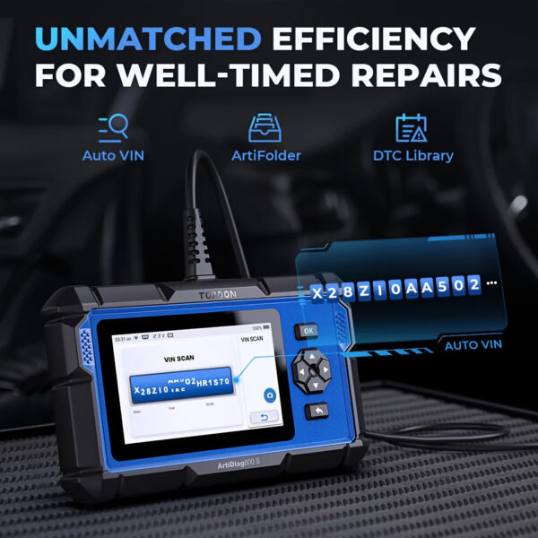 Artidiag600S OBD2 Scanner AD600S with 9 Reset Services - Image 5