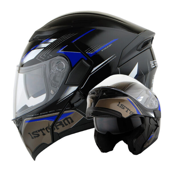 Motorcycle Modular Full Face Helmet with Dual Visor - Image 58