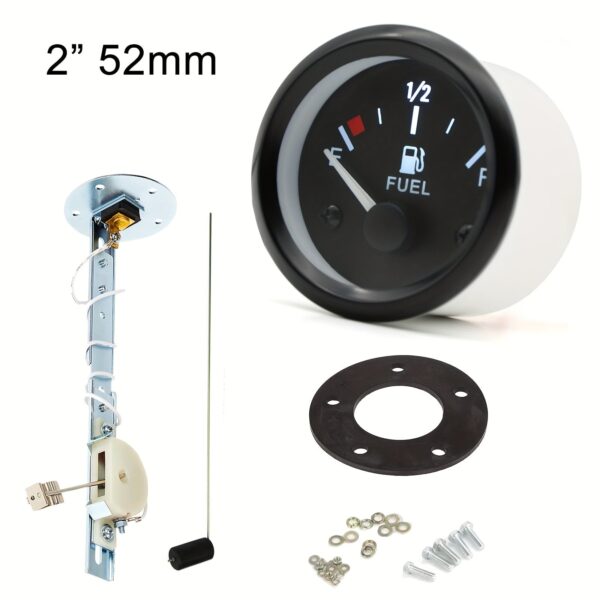 Universal Fuel Level Gauge 52mm with Sensor 12V 240-33ohm - Image 6