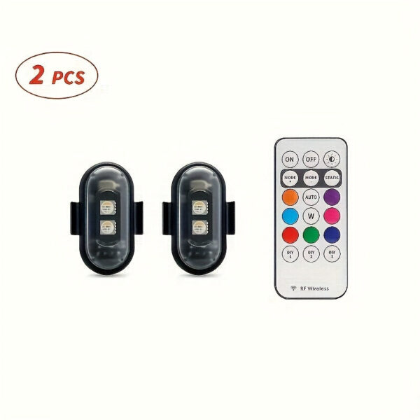 LED Strip Lights for Vehicle Interior 2/4/6 Pack - Image 2