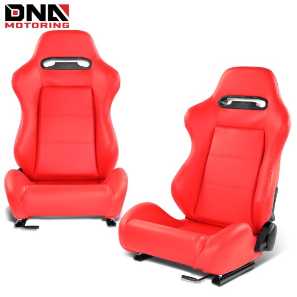 Universal Racing Seats with Sliders - 21.5x22x36 inches - Image 4