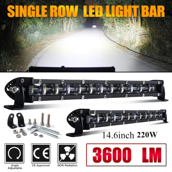 220W LED Work Light Portable 8.3/14.6/20.9 Inch