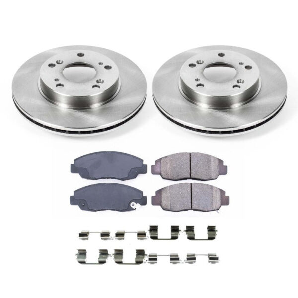 Front Ceramic Brake Pad and Rotor Kit WM80436 for Honda - Image 4