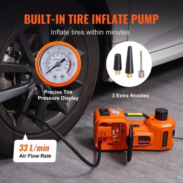 Electric Car Jack 5 Ton Hydraulic Lift with Impact Wrench - Image 4