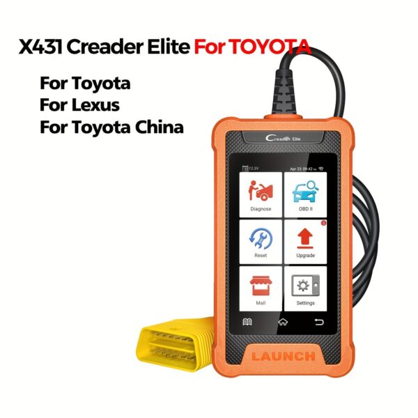 LAUNCH X431 Creader Elite Professional Auto Diagnostic Scanner with Reset Service & ECU Coding - Image 10