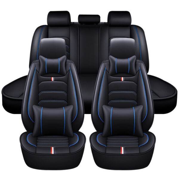Car Seat Covers Full Set Faux Leather Universal Fit - Image 2