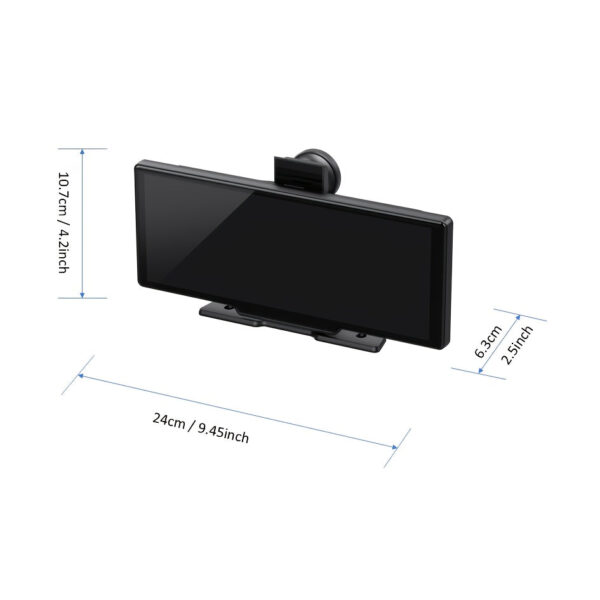 10.26" Wireless CarPlay Android Auto Screen with Dash Cam & GPS - Image 2