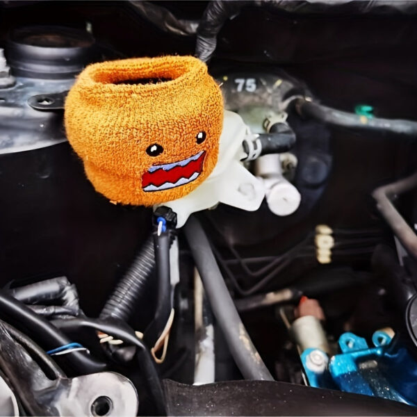 Universal Car Brake Fluid Reservoir Cover - Flame Retardant