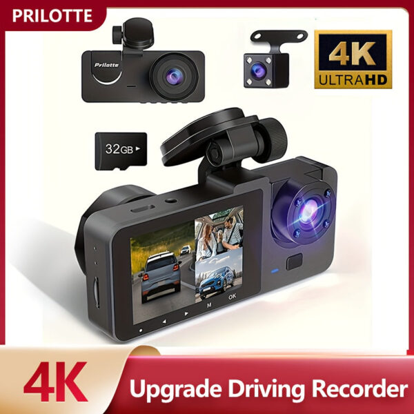 4K Dual Dash Camera with Night Vision and 32GB SD Card - Image 6