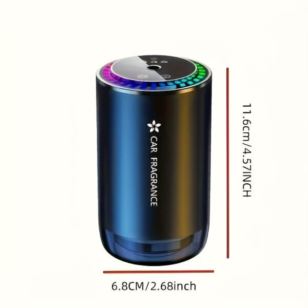 Smart Car Air Freshener with LED Projector Light and Music Sync - Image 4